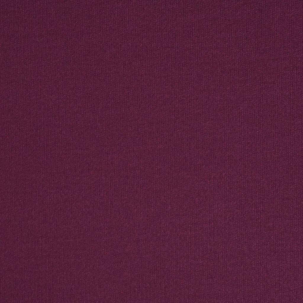 Viskose French Terry aus Bambusfaser violett weinrot